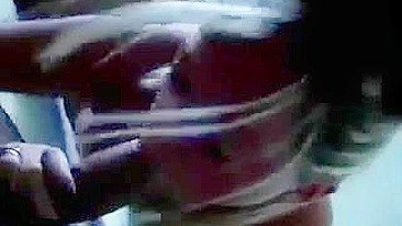 Amateur Blonde Threesome Gangbang with Spitroast and Double Penetration