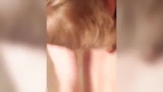 Married MILF Swallows Cum in Threesome with Glasses and Amateur Gangbang