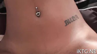 Brunette Bisexual Threesome with Cunnilingus and Oral Sex