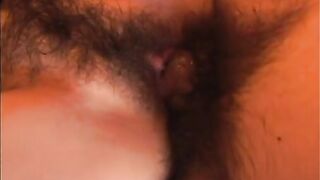 Japanese Group Fuck & Facial with Hairy Pussy Moans