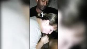 Interracial Gangbang with Real BBW Wife, Hubby & BBC