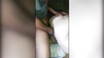 Interracial Gangbang with Real BBW Wife, Hubby & BBC