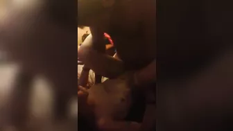 Amateur Swinger Gangbang Caught on Tape! Homemade Threesome with Cum in Mouth and Group Sex