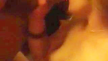 Amateur Swinger Gangbang Caught on Tape! Homemade Threesome with Cum in Mouth and Group Sex