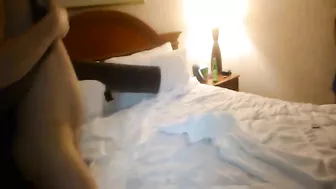 Interracial Amateur Swingers' Hotel Room Gangbang with Big Black Cocks