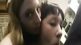 Amateur Threesome Blowjob & Facial Homemade Porn