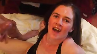 Married MILF Swingers' Homemade Threesome with Cumshots and Group Facials