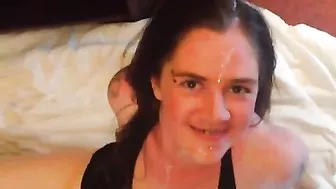 Married MILF Swingers' Homemade Threesome with Cumshots and Group Facials