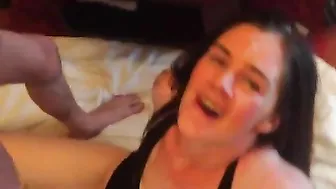 Married MILF Swingers' Homemade Threesome with Cumshots and Group Facials