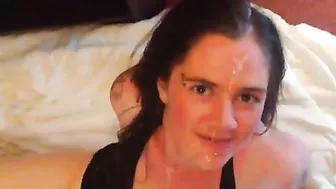 Married MILF Swingers' Homemade Threesome with Cumshots and Group Facials