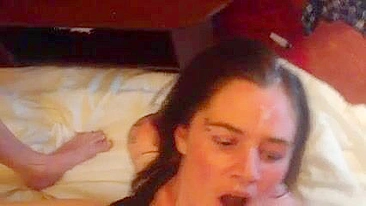 Married MILF Swingers' Homemade Threesome with Cumshots and Group Facials
