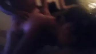 Amateur Wife Chubby Threesome with Hubby & Friend