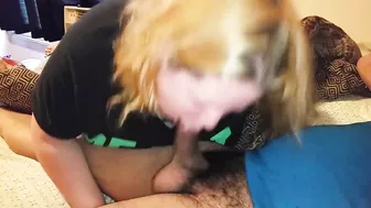 White Girls' Threesome Blowjob Cum Swap White Girls' Threesome Blowjob Cum Swap