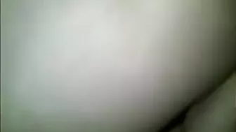 Amateur Brunette Gets Shared in Tattooed Threesome Gangbang