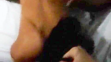 Asian Slut Wild Threesome with Amateur Gangbang