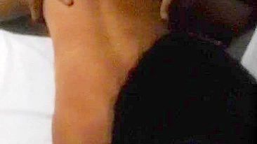 Asian Slut Wild Threesome with Amateur Gangbang