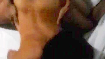 Asian Slut Wild Threesome with Amateur Gangbang