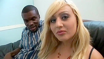 Blonde Amateur Gets Ruined by Big Black Cocks in Interracial Threesome Gangbang