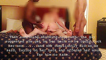 Married MILF Gets Gangbanged by Swinger Couple in Homemade Amateur Foursome