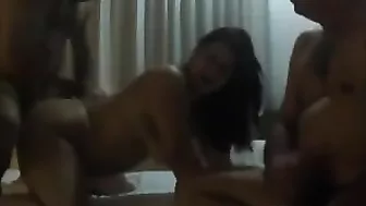 Wild Latina Wife Anal Cuckold Gangbang with Amateur Swingers