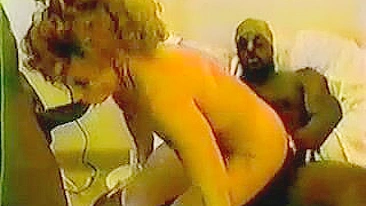 Interracial Swingers' Gangbang with Vintage MILF and BBC