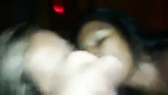 Messy Latina Threesome Facials with Amateur BJs and Cumshots