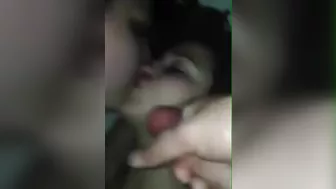 Homemade Bisexual Threesome Cum Swap Facial