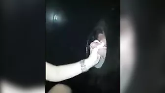 Married MILF Gets Blown by Stranger Cock at Gloryhole