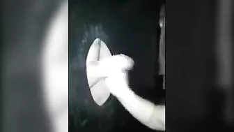 Married MILF Gets Blown by Stranger Cock at Gloryhole