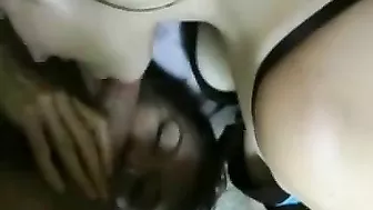 Amateur Swinger Homemade Threesome Blowjob