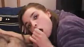 Lustful & Lewd Wife Cum-Filled Group Suck Party with Hubby Friends