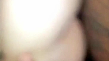 Amateur Homemade Threesome with Chubby Wife, Cuckold Husband & Young Cock
