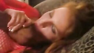 MILF Redhead Hotwife Interracial Threesome with BBC & Hubby