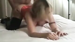 Blonde MILF Swings with Cuck Hubby & Lingers on Facials