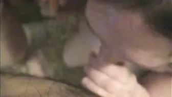 Married Swingers' Homemade Threesome Anal Gangbang with Amateur BBW Wife