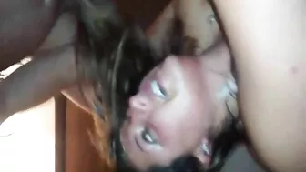 Chubby Wife Gangbang with BBC and Many Cocks