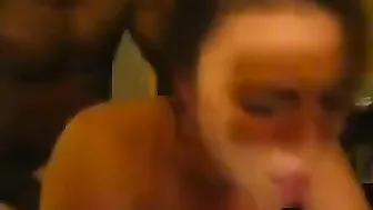 Micha Interracial Threesome with BBC and Cuckold Hubby