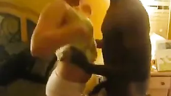 Micha Interracial Threesome with BBC and Cuckold Hubby