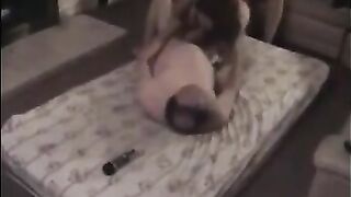 Chubby MILF Wife Amateur Threesome with Cuckold Hubby and Swingers
