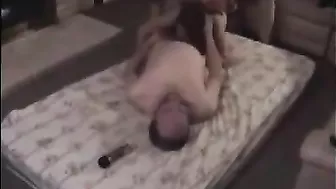 Chubby MILF Wife Amateur Threesome with Cuckold Hubby and Swingers