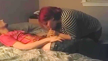 Redhead Amateur Swinger Gangbang in Vegas