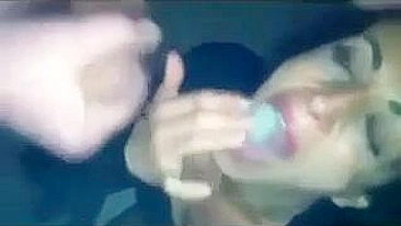Wild French Wife Double Blowjob & Cum Swallowing in Amateur Homemade Porno