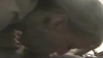 Married MILF Swingers' First Homemade Threesome Blowjob