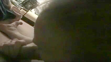 Married MILF Swingers' First Homemade Threesome Blowjob