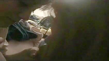 Married MILF Swingers' First Homemade Threesome Blowjob