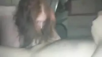 Wild Threesome with Hubby & Wife BBW Friend