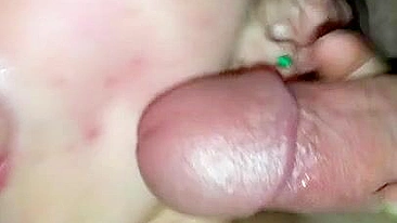 MILF Wife Threesome Cumshot Facial with Amateur Swingers