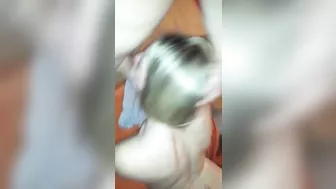 Blonde MILF Gets Gangbanged in Homemade Threesome with Amateur Swingers