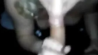 Blonde European MILF takes two cocks in wild threesome