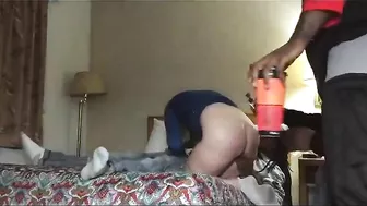 Wife Interracial Threesome with Big Black Cocks